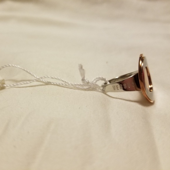 Versus by Versace Disk Gold and Silver Ring - Picture 3 of 3